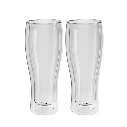 ツヴィリング ダブルウォール グラス ビア 410ml ペアセット ギフト 【日本正規販売品】 39500-214 ZWILLING シンプル