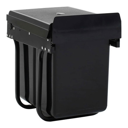 vidaXL キッチン食器棚引き出し式 リサイクルごみ箱 ソフトクローズ