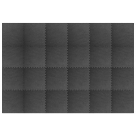 vidaXL フロアマット 24点 8.64平方メートル EVAウレタンフォーム