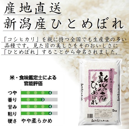 新米 新潟県産 ひとめぼれ 20kg 令和8年産