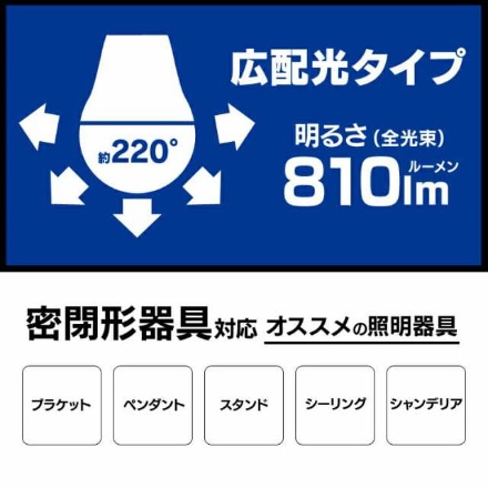 アイリスオーヤマ LED電球 E26 広配光 60形相当（20000時間） 2個セット LDA7L-G-6T6-E2P 電球色