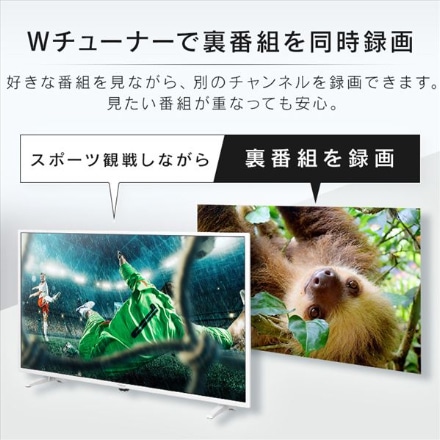 アイリスオーヤマ 2K液晶テレビ 40V型 LT-40D420W ホワイト ※他色あり