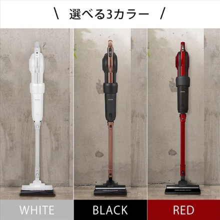 アイリスオーヤマ キャニスティッククリーナー IC-CSP5-R レッド