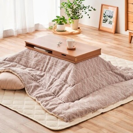 アイリスオーヤマ こたつ 収納付ロータイプ IKT-SA0840-LBR ライトブラウン