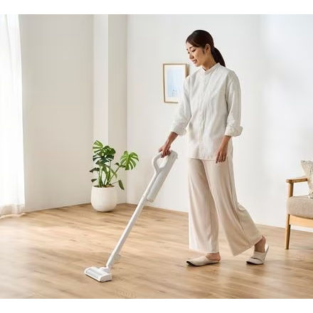 アイリスオーヤマ 充電式紙パックスティッククリーナー SBD-78P-W ホワイト