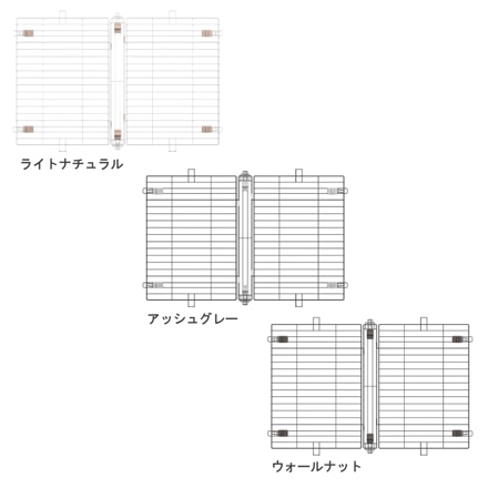 アイリスオーヤマ ウッディサークル用屋根 PWSY-960V ウォールナット