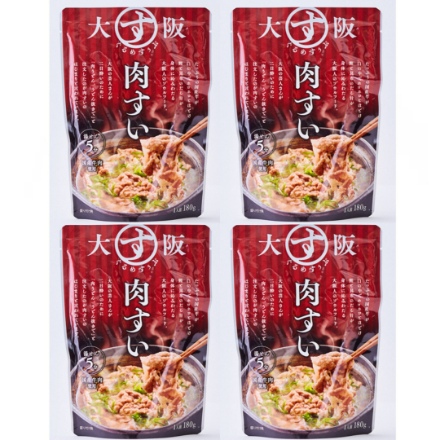 大阪ぐるめすぅぷ肉すい180g×4