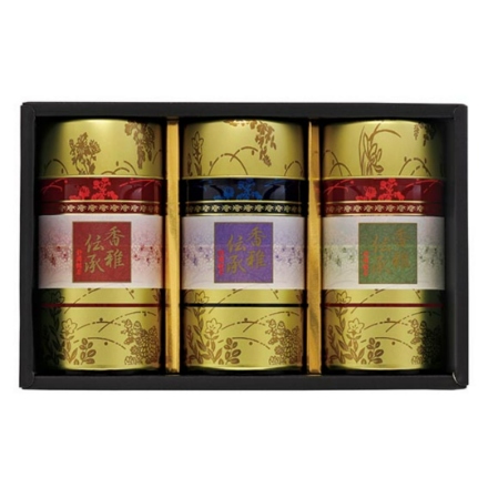 静岡銘茶　（玉露120g×1缶、深蒸し茶150g×1缶、深蒸し茶150g×1缶）