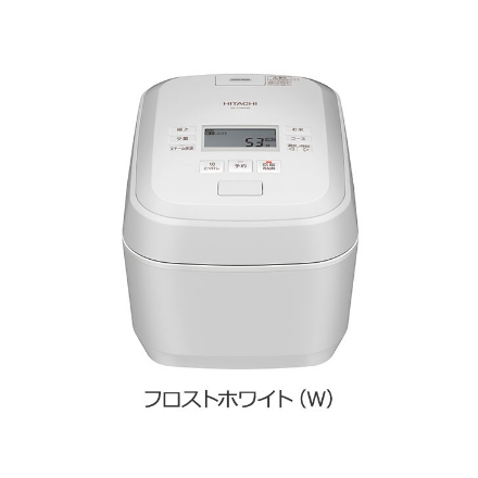 炊飯器 日立 沸騰鉄釜 ふっくら御膳 RZ-V100HM(W) [フロストホワイト]