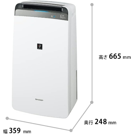 シャープ 衣類乾燥除湿機 CV-S180-W [ホワイト系]