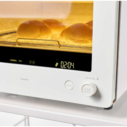 オーブントースター ツインバード 匠ブランジェトースター PLUS TS-D487W ホワイト