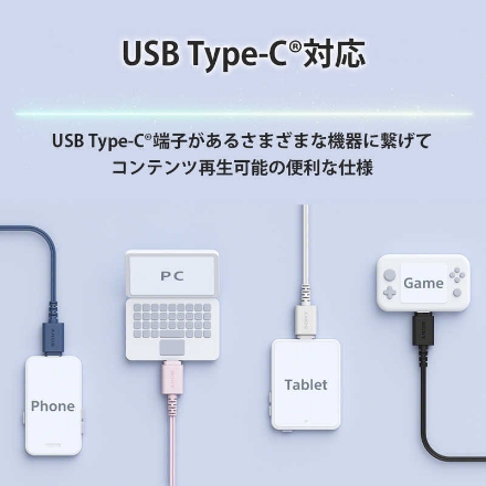 有線イヤホン SONY USB type-C IER-EX15C (W) ホワイト