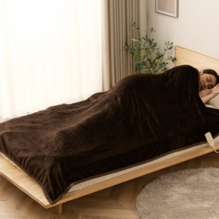 電気毛布 アイリスオーヤマ EHB-FR1813B ダークブラウン 掛・敷兼用