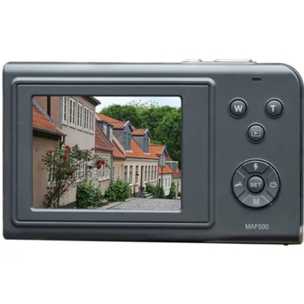 デジタルカメラ ナガオカ コンパクトデジカメ MOVIO MAF500CH チャコール