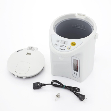 電気ポット タイガー魔法瓶 2.2L PDR-G221-W ホワイト