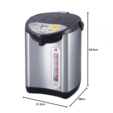 電気ポット タイガー魔法瓶 とく子さん 2.91L PIL-A300-T ブラウン