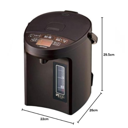 電気ポット 象印マホービン 優湯生 2.2L CV-GB22-TA ブラウン