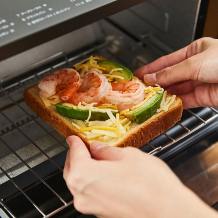 オーブントースター シロカ すばやき 2枚焼き ST-2D451(K) ブラック