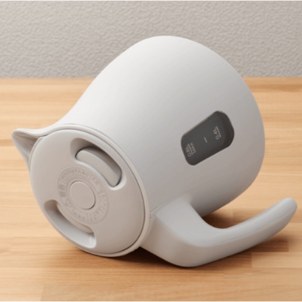 電気ケトル タイガー魔法瓶 蒸気レス電気ケトル 0.8L PTV-A080-WG グレイッシュホワイト