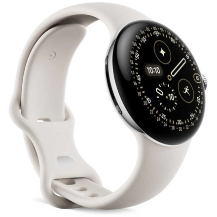 Google Pixel Watch 4 Wi-Fi 41mm GA10830-US Silver/Porcelain