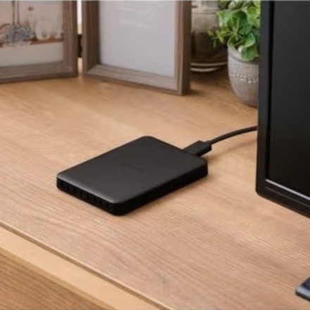 エレコム 外付けHDD ポータブル 2.5インチ 1TB ELP-HTV010UBK ブラック