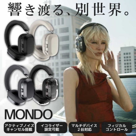 defunc ヘッドフォン MONDO OVER-EAR ANC M1021 ブラック
