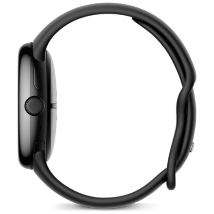 Google スマートウォッチ Pixel Watch 3 Wi-Fiモデル 45mm GA05785-US Matte Black アルミケース/Obsidian アクティブ バンド