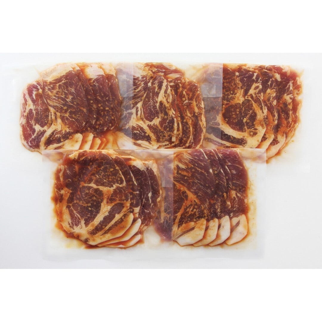 九州産黒豚生姜焼き丼の具 （肩ロース肉80g・たれ20g）×5袋