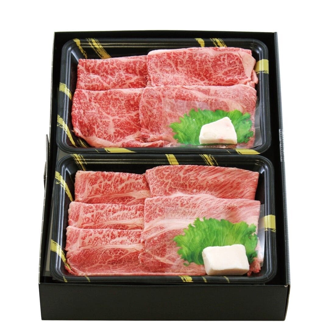 米沢牛 秀屋 5等級 すきやき肉 リブロース肉 肩ロース肉 各240g
