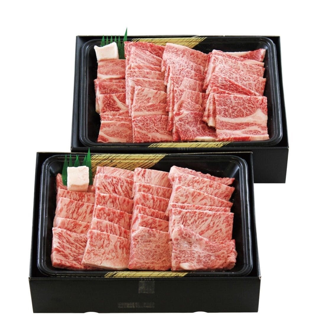 宮崎牛 5等級 焼肉 ロース肉・肩ロース肉 各540g