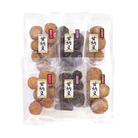 茨城県産 薩摩芋 お芋の甘なっとう詰合せ（芋なっとう・紫芋なっとう・金時蜜芋なっとう 各150g×2袋）