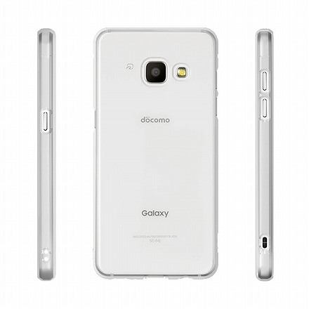 Galaxy スマホケース カバー TPU クリアケース ストラップホール ストラップ付 shizukawill シズカウィル Galaxy Feel