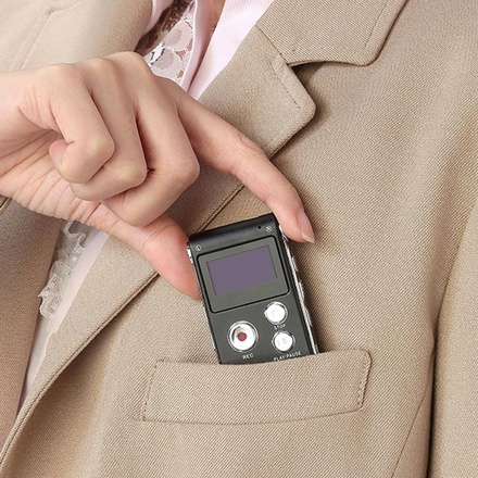 シニア向け ボイスレコーダー 押すだけ 簡単 録音 小型 デジタル 録音機 コンパクト 電池不要 のコピー