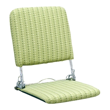 日本製 和風折りたたみ座椅子　グリーン