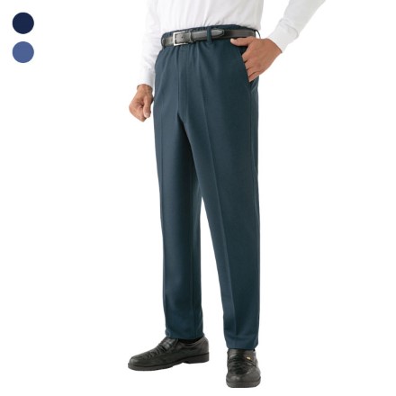 抗菌防臭加工らくらくパンツ2色 股下60cmLL[同サイズ]ネイビー・グレー