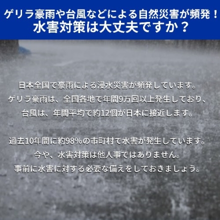 吸水式簡易土のう 10枚組 水で膨らむ 土砂不要の使い切りタイプ