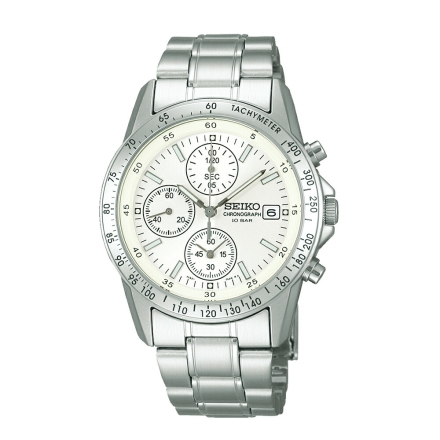 SEIKO セイコー スピリット クロノグラフ腕時計 ブラック/ゴールド