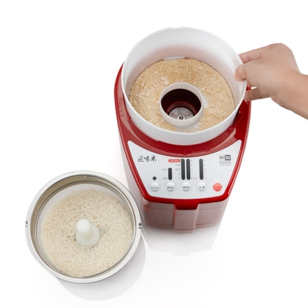 精米機 道場六三郎氏監修 家庭用 匠味米 無洗米 対応 玄米 白米 精米 コンパクト ホワイト