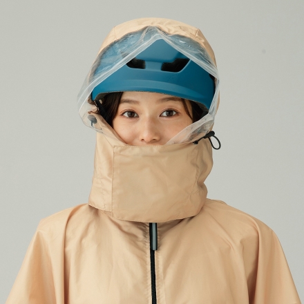 レインコート 雨でも見やすい 回転式フード