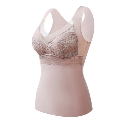 ノンワイヤーでらくらくタンクブラ 3色組 カップ付きキャミソール Mサイズ