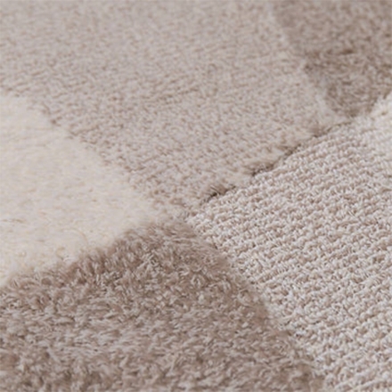 ラグ ラグマット 130×190cm 日本製 タフトカーペット「ジャスト」 ベージュ