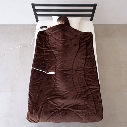 3D 電気毛布 身体にフィットする フランネル 毛布 シングル