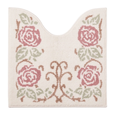 トイレマットシリーズ「ローズガーデン」レギュラーマット60×60cm