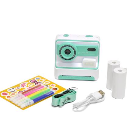 プリント機能付きキッズカメラ＆感熱紙3ロール AK-KD01P