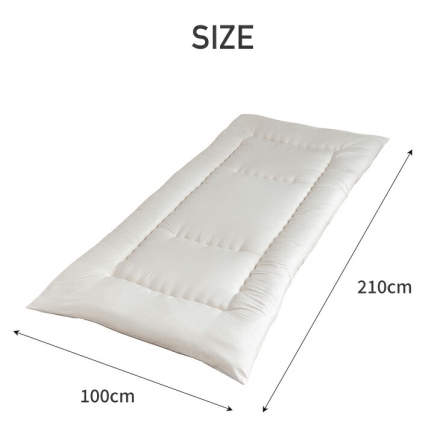 敷布団 シングル 極厚 10cm厚 日本製 洗える ウォッシャブル 軽量 防菌 防臭 防ダニ 3層構造 固綿入り