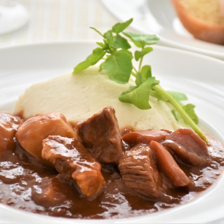 横浜ロイヤルパークホテル監修シチュー＆ハンバーグセット ビーフシチュー デミグラスハンバーグ 各2個セット