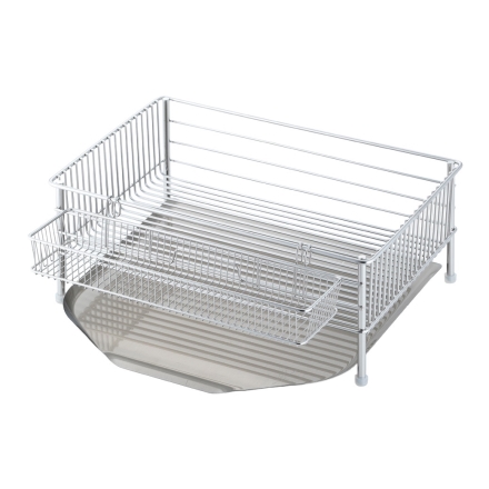 ラバーゼ 水切りかご（小）3点セット 水切りラック キッチン シンク 中 水切りかご シンク 上 日本製 燕三条