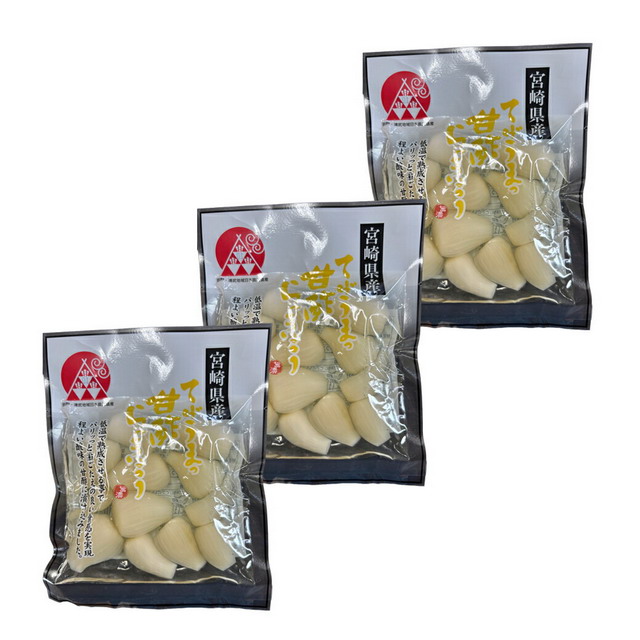 宮崎産 らっきょう 甘酢 80g×3袋 甘酢漬け 国産 ご飯のお供 酒の肴