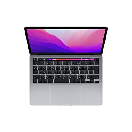 Apple MacBook Pro 13インチ 512GB SSD 8コアCPUと10コアGPUを搭載したApple M2チップ - スペースグレイ with AppleCare+ ※他色あり
