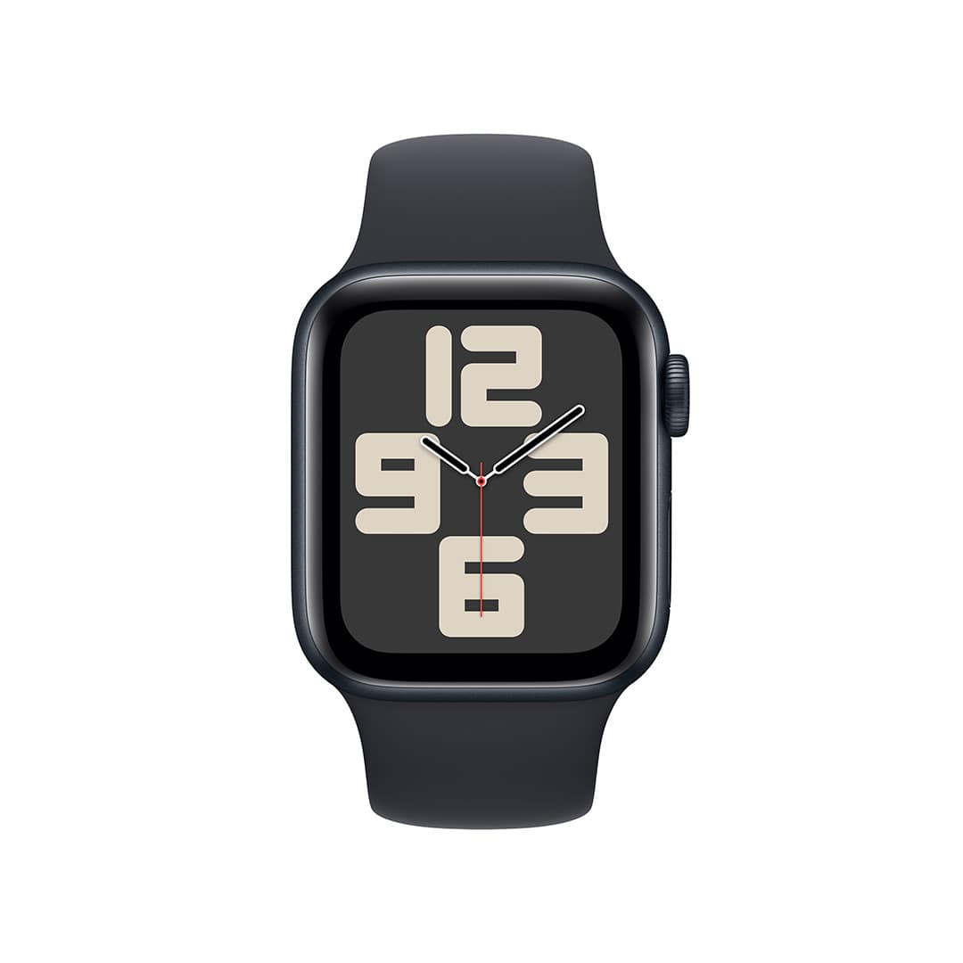 Apple Watch SE 第2世代 （GPS + Cellularモデル）- 40mmミッドナイトアルミニウムケースとミッドナイトスポーツバンド - M/L with AppleCare+
